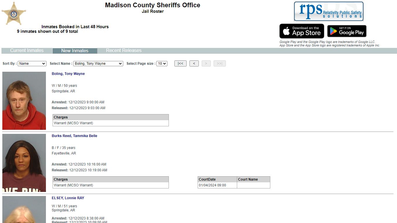 List Inmates - myr2m.com