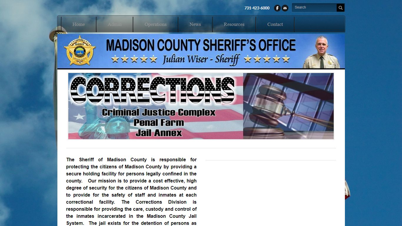 Corrections - Madison County Sheriff's Office
